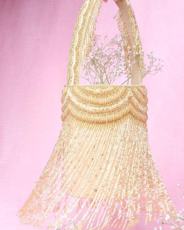 Chandelier Bucket Bag - Gold