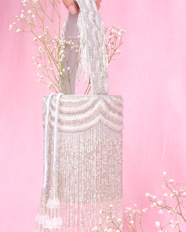 Chandelier Bucket Bag - Silver