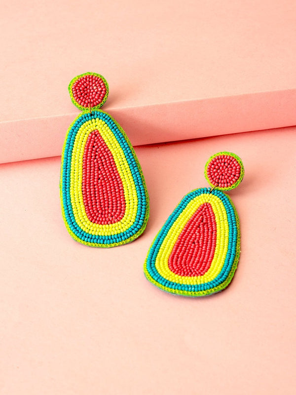 CANDY CRUST BEADED EARRINGS - Tonoto.in (6047347179691)