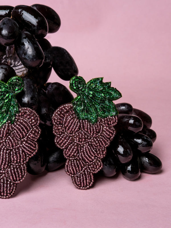 Grapes Earrings - Tonoto (6731898323115)