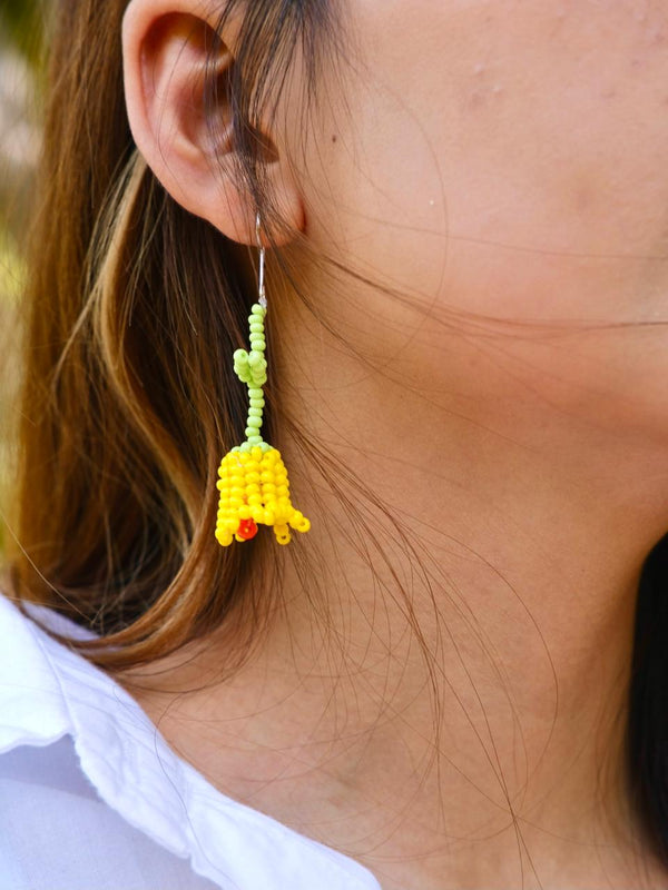 Tulip Beaded Earrings - Tonoto (7722523787510)